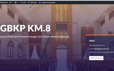 Web site GBKP KM8 Padang bulan, Medan