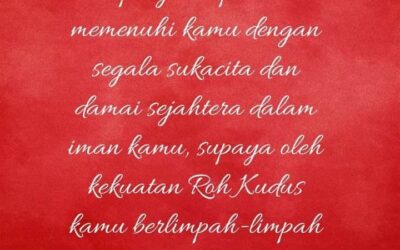 Tuhan sumber kekuatan, pengharapan, sukacita, dan damai sejahtera