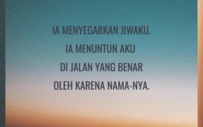 Ketika kita lemah tak berdaya