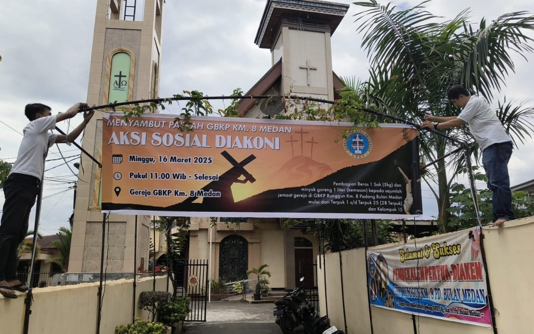 AKSI PASKAH 2025: WUJUD KEPEDULIAN GBKP KM.8 BAGI SESAMA