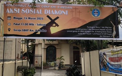AKSI PASKAH 2025: WUJUD KEPEDULIAN GBKP KM.8 BAGI SESAMA